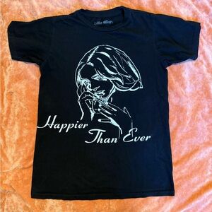 Black Billie Eilish Graphic Tee